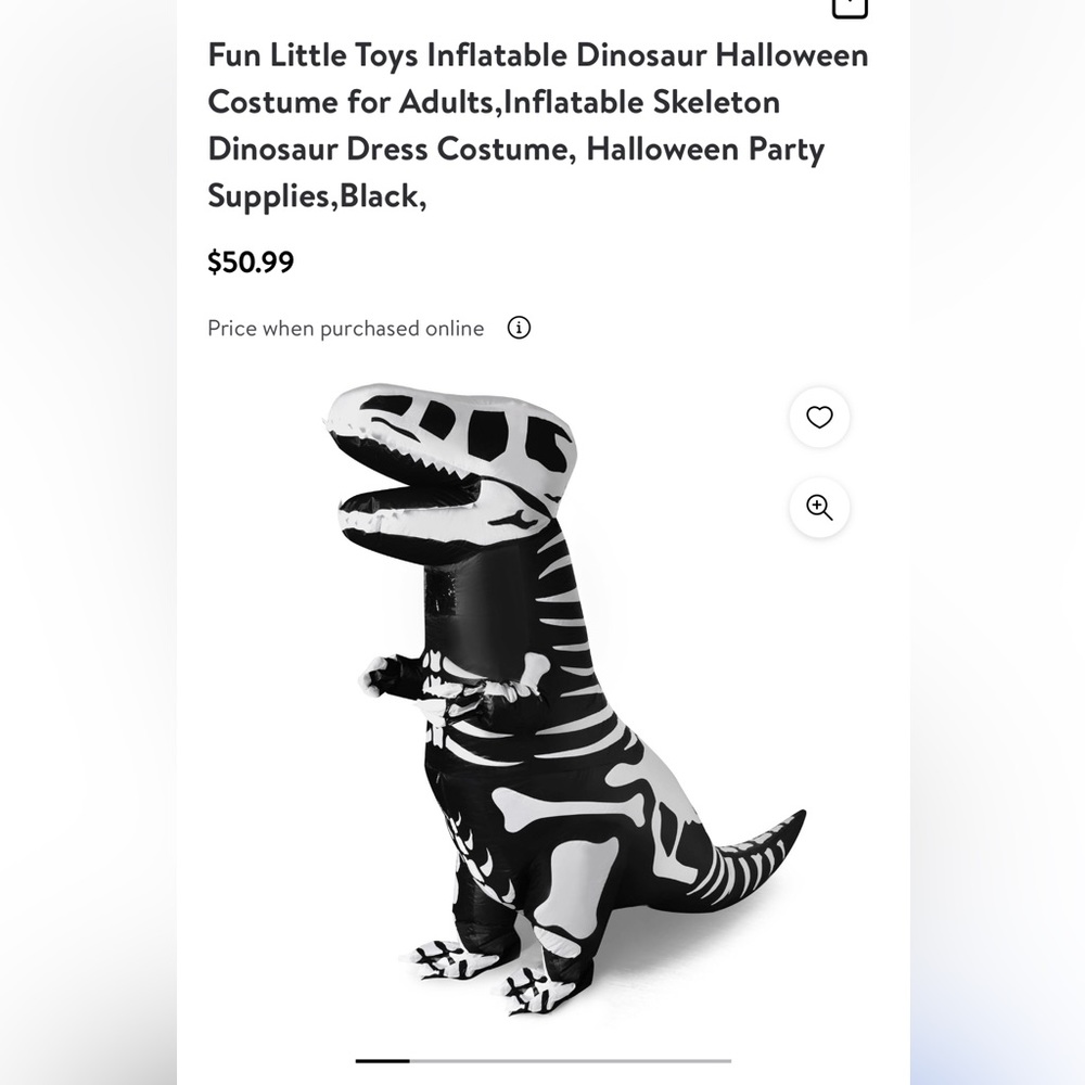 Funny Dug-Up Dino Kid Suit ~ Inflatable Dinosaur Costume